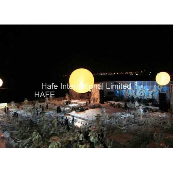 Quality Printing Logo 4.6m / 15.1ft Inflatable LED Light Halogen Lamp With Different for sale
