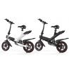 China High Speed Lightest Smart Folding Electric Bike Inflated Tire White / Black / Red factory