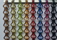 China Decorative Aluminum Metal Chain Link Curtain For Window,Chain Fly Screen factory