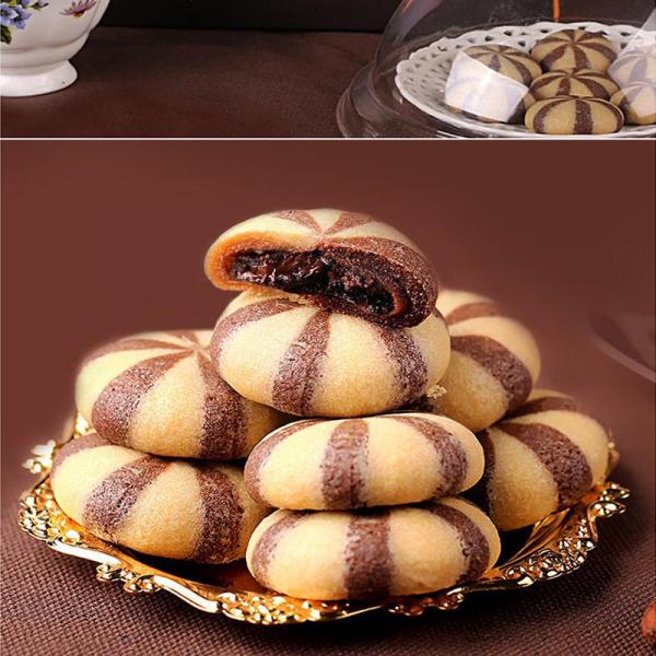 Quality P170 Gear Pump Type Chocolate Jam Peanut Butter Stuffed Automatic Double Filling for sale