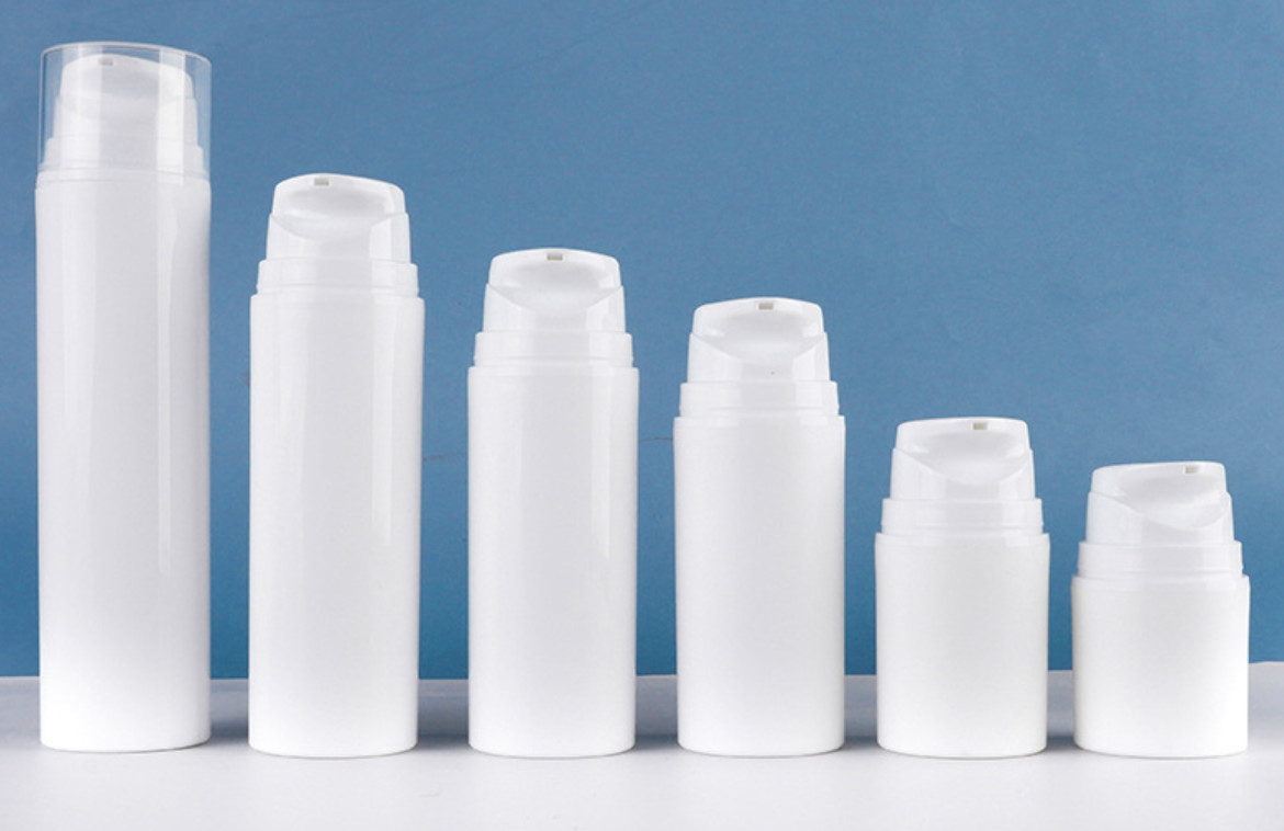 China Plastic Cosmetic Airless Pump Bottles 30ml 50ml 100ml 1CC Dosage factory