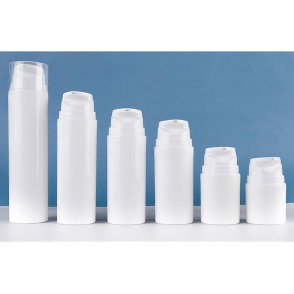 Quality Plastic Cosmetic Airless Pump Bottles 30ml 50ml 100ml 1CC Dosage for sale