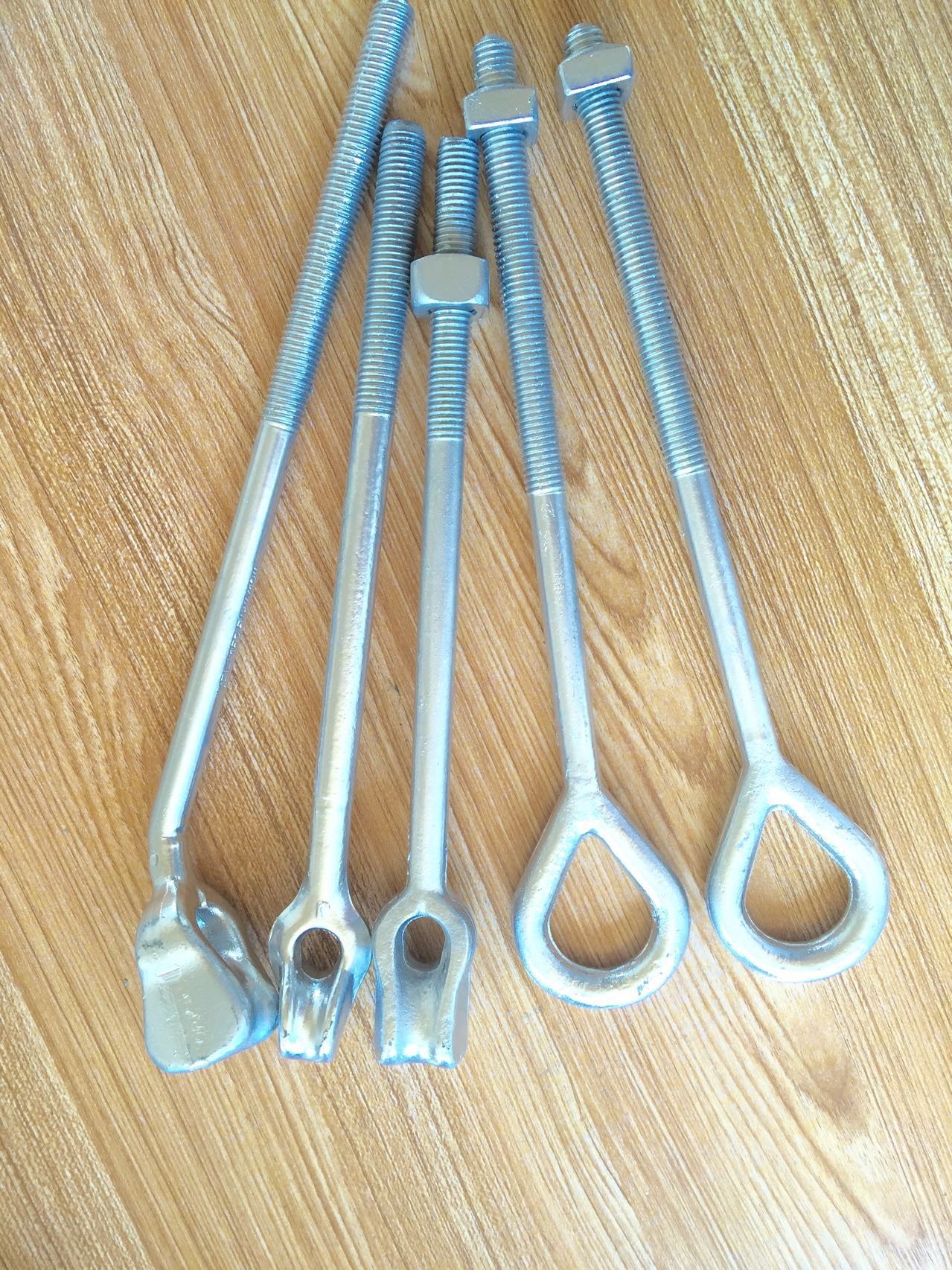 China forged straight eye guy strand  thimble eye anchor rods for power line fittings factory