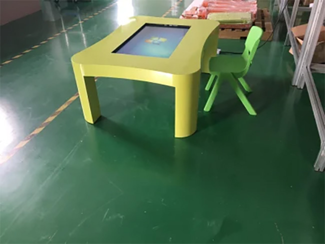 Custom Size Interactive Touch Screen Table Waterproof Touch Screen Smart Table For Kids Gaming