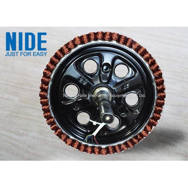 Quality Automatic wheel hub motor stator winding machine , electric scooter flyer coil for sale