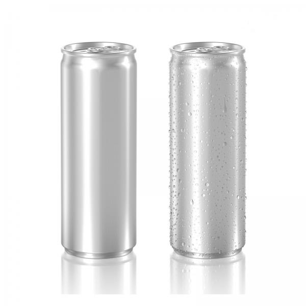 Quality Food Grade Naked Color Aluminum Beverage Packaging Beer Cans 250ml for sale