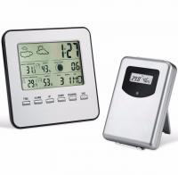China Wireless Weather Station Digital Indoor/Outdoor Thermometer Hygrometer Temperature Humidity Meter Alarm Clock factory