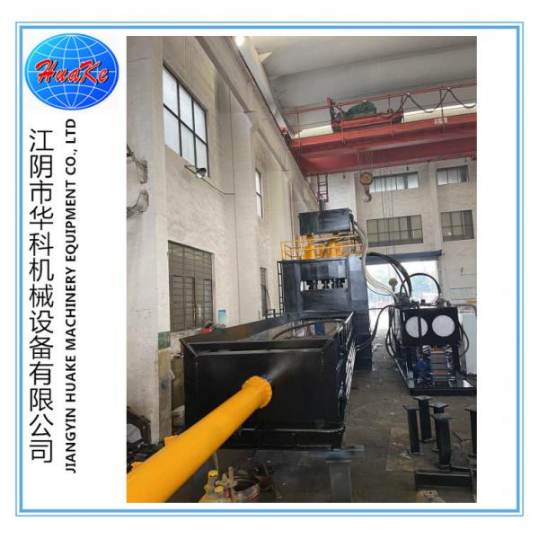 Quality 180KW 630 Tons Hydraulic Scrap Shear For Steel Plate cutting for sale