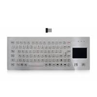 China IP65 Metal Industrial 2.4G Wireless Keyboard With Touchpad Desktop Version factory