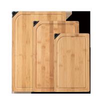 China Environmentally Friendly 33x20cm Organic Bamboo Cutting Board With Knife Sharpener for sale
