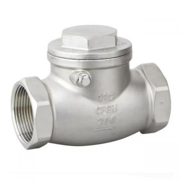 Quality Forged Swing Gate Check Valve One Way Body Pipe Fittings ISO9001 for sale