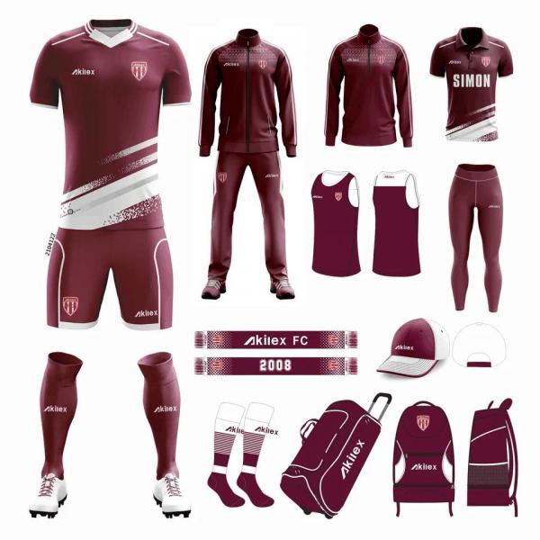 New Design Wholesale Soccer Uniform Quick Dry High Quality Soccer Jersey of Sportswea
