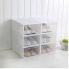 China Multiscene Use Rectangle Household Shoe Box For Sneakers Storage Dustproof Odorless factory