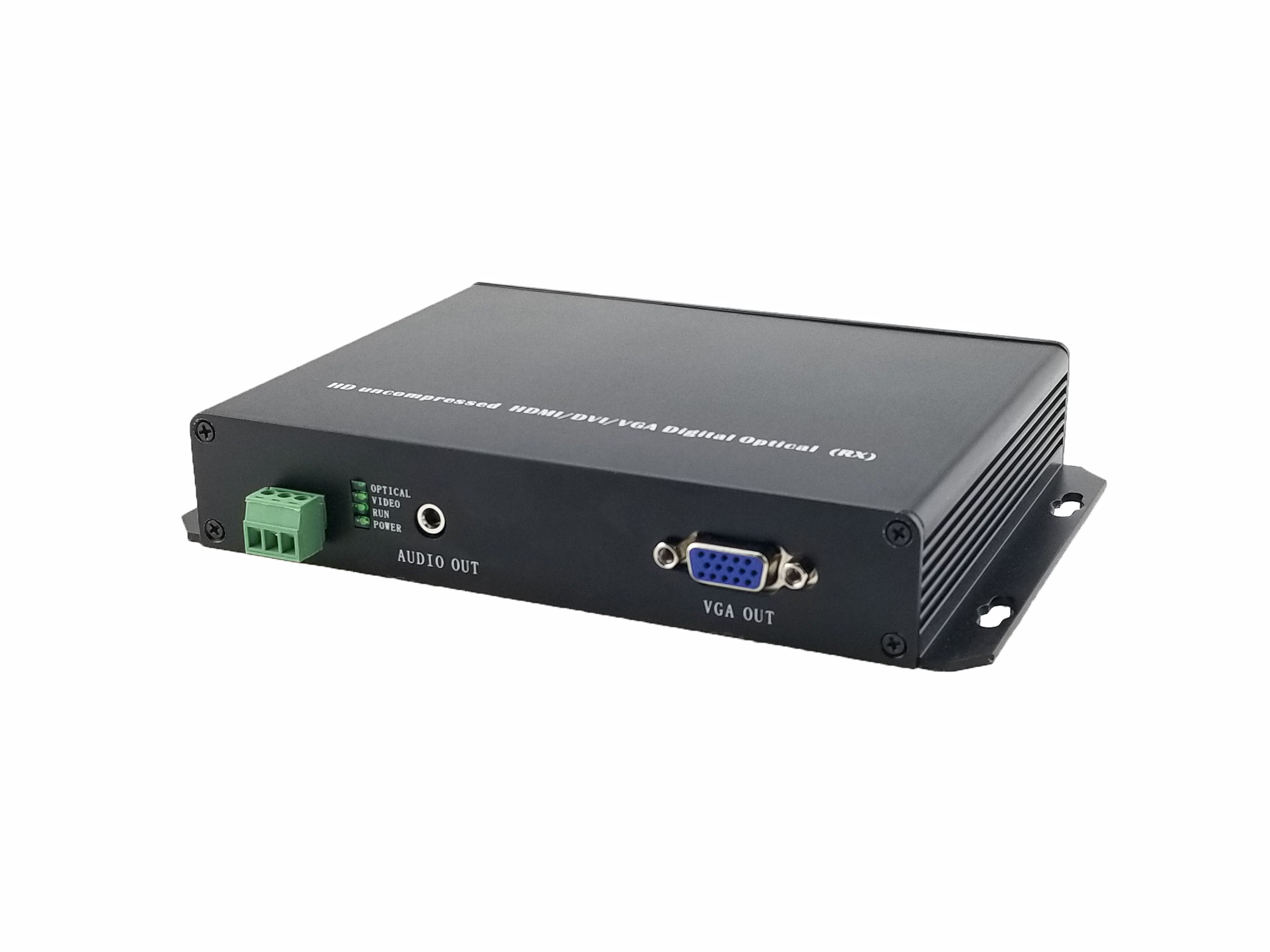 China 1 Channel 1080P/60Hz VGA to Fiber Video Converter + 1 Channel Stereo 1080P VGA Video Converter Video factory