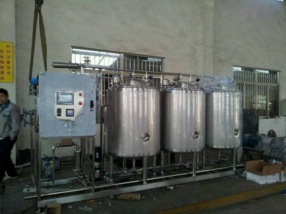 China Coconut Milk CIP Washing System For Water Treatment Improve Product Safety factory