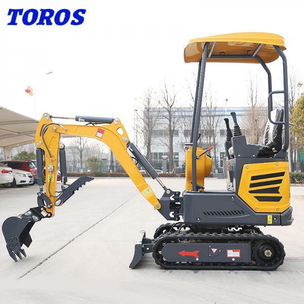 Quality Commercial 1.2 Tonne Excavator Hydraulic Small Crawler Excavator 20hp for sale