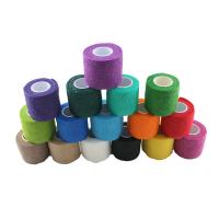 China Self Adhesive Cohesive Wrap Bandage Tape Flexible Self Adherent Wrap Tape factory