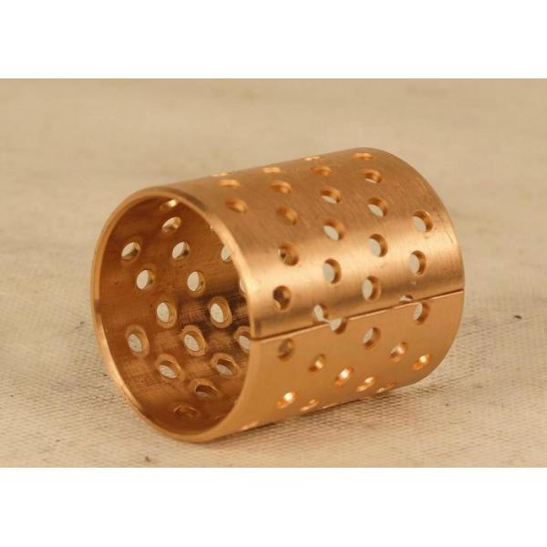 Quality Oil Apertures Wrapped Bronze Plain Bush Bearing For Engineering Machines for sale