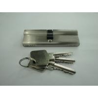 china 90mm(45*45) Euro Profile Double Brass Cylinder Lock with 3 brass normal keys SN color