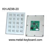 china 20 Keys Stainless Steel Industrial Keyboard with USB or PS/2 interface