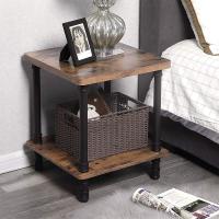 china Rustic Bedside Table for Sale, Particleboard Nightstands with Thickened Board, ULET45X