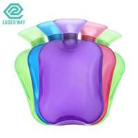 China 500ml 750ml 1000ml Nature Rubber PVC Hot Water Bottle For Home Care Pain Relieve factory