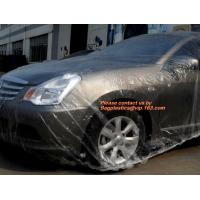 China PE car cover, plastic car cover, HDPE plastic overspray protective car cover, Decorative Film factory
