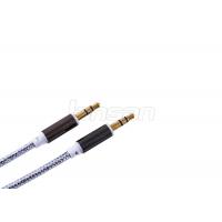 China Colorful Audio RCA Cable , Audio RA Cable Custom Length With Nylon Jacket factory
