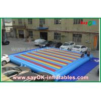 China 0.55mm PVC Inflatable Mat Bouncer For Children Playing Sports Game factory