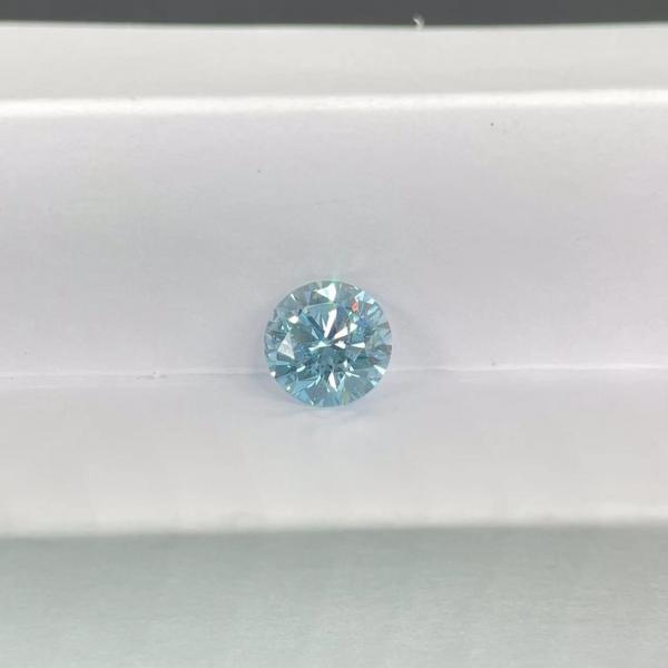 Quality 10 Mohs Round Lab Grown Blue Diamonds 2.0ct-2.5ct For Jewelry Decorations for sale