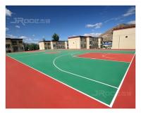 China Color Customized Basketball Court Surface For Multi-functional Silicone PU Materials factory