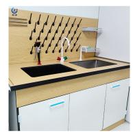Quality Chemical Resistant Lab Wall Bench Length 750mm With Phenolic Resin Table Top for sale