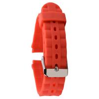 Quality 20x18mm Silicone Rubber Watch Strap Bands Breathable Red Color for sale
