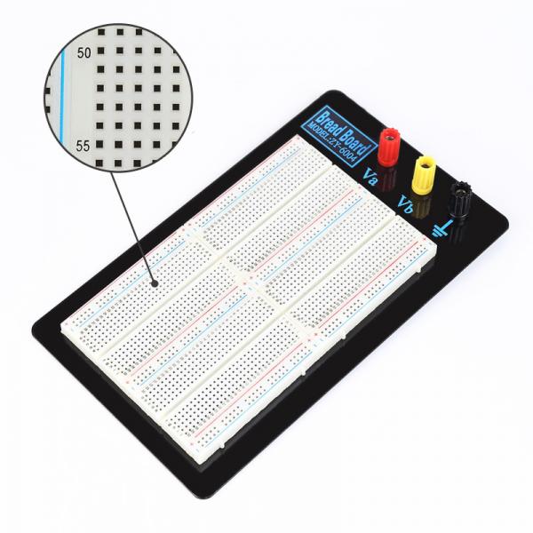 Quality ABS Plastic Experiment Solderless Prototyping Breadboard with 1500 Points for sale