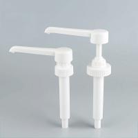 China 28/400 28mm Lotion Dispenser Pump Plastic Syrup Food Sauce For Bottle for sale