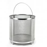china Home Brewing Equipment Grain Stainless Steel Hop Basket 0.5mm Thickness