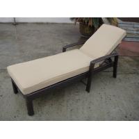 China Foldable Rattan Sun Lounger for sale