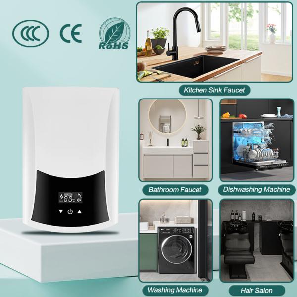 Quality Bathroom Electric Endless Water Heater 3500W - 5500W Instant Hot Water Shower for sale