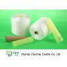 China Anti - Pilling Spun Polyester Yarn Bright Virgin 100% Polyester Yarn 42s/2 For Garment factory