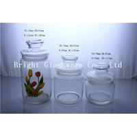 China Custom Glass Storage Jars, Cheap Glass Candy Jar factory