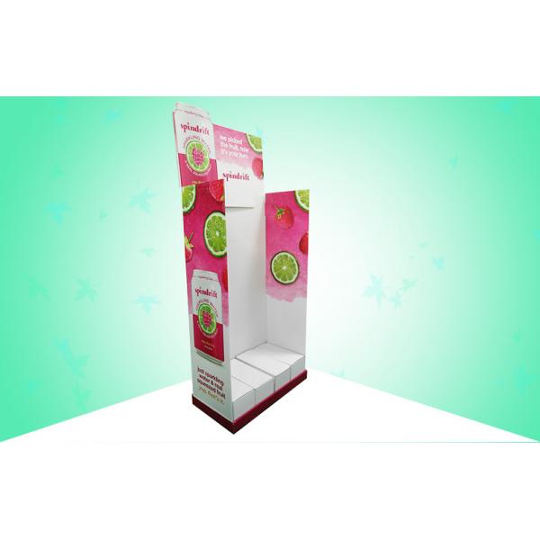 Quality Case Stacker POS Cardboard Displays Stand Biodegradable Material Easy Assembly for sale