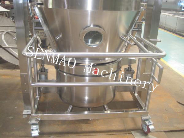 Quality 20kw Powder Granulator Machine Protease Granulation Fluid Bed Dryer for sale