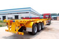 China TITAN Container Delivery Chassis Trailers 40 Ft Container Semi Trailer price factory