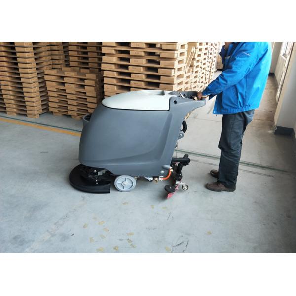 Quality 18 inch Brush Commercial Floor Scrubber Machine With Adjustable handle for sale