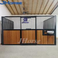 China Steel 8ft X 6ft Horse Stall Panels Horse Stable Sliding Doors for sale