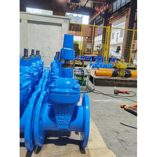 Quality F4 Flanged Resilient Pipe Gate Valve DN50-DN800 for industrial for sale