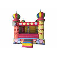 China Small inflatable bouncer with net around / inflatable ball pool bouncer colourful inflatable mini balloon jumping house for sale