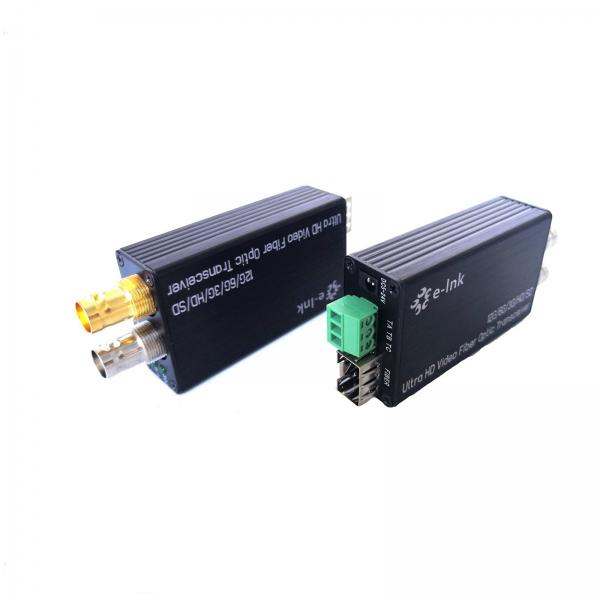 Quality Backward RS485 Data SDI To Optical Fiber Converter With Tally Signal / Backward for sale