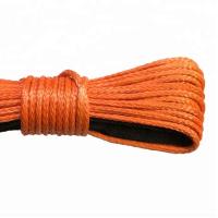 China 8mm Braided UHMWPE Stretch Winch Synthetic Rope for Winch Resistant to Wear and Tear factory