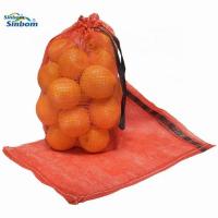 China PE Agriculture Fruit Protection Bags Drawstring for Bulk Sale by Rachel Onion Mesh Bag factory